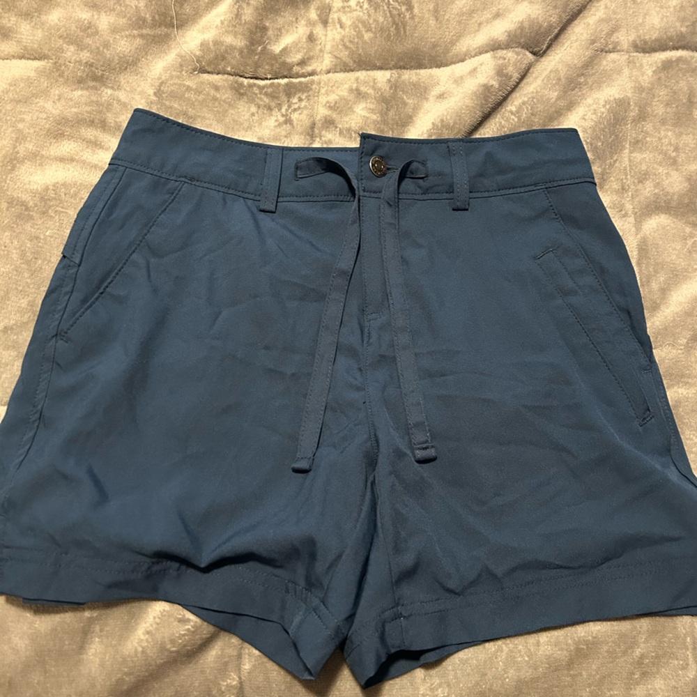 Blue Casual Shorts